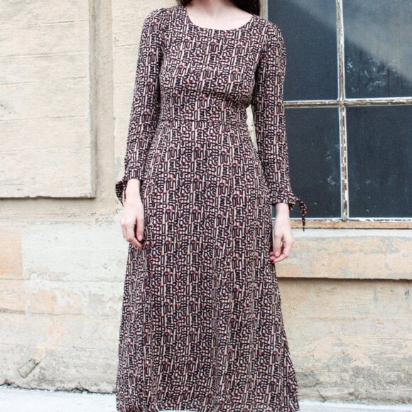 Bel Kazan Kate Dress - Ledo Black & White print (sold out) - Picture 1 of 4